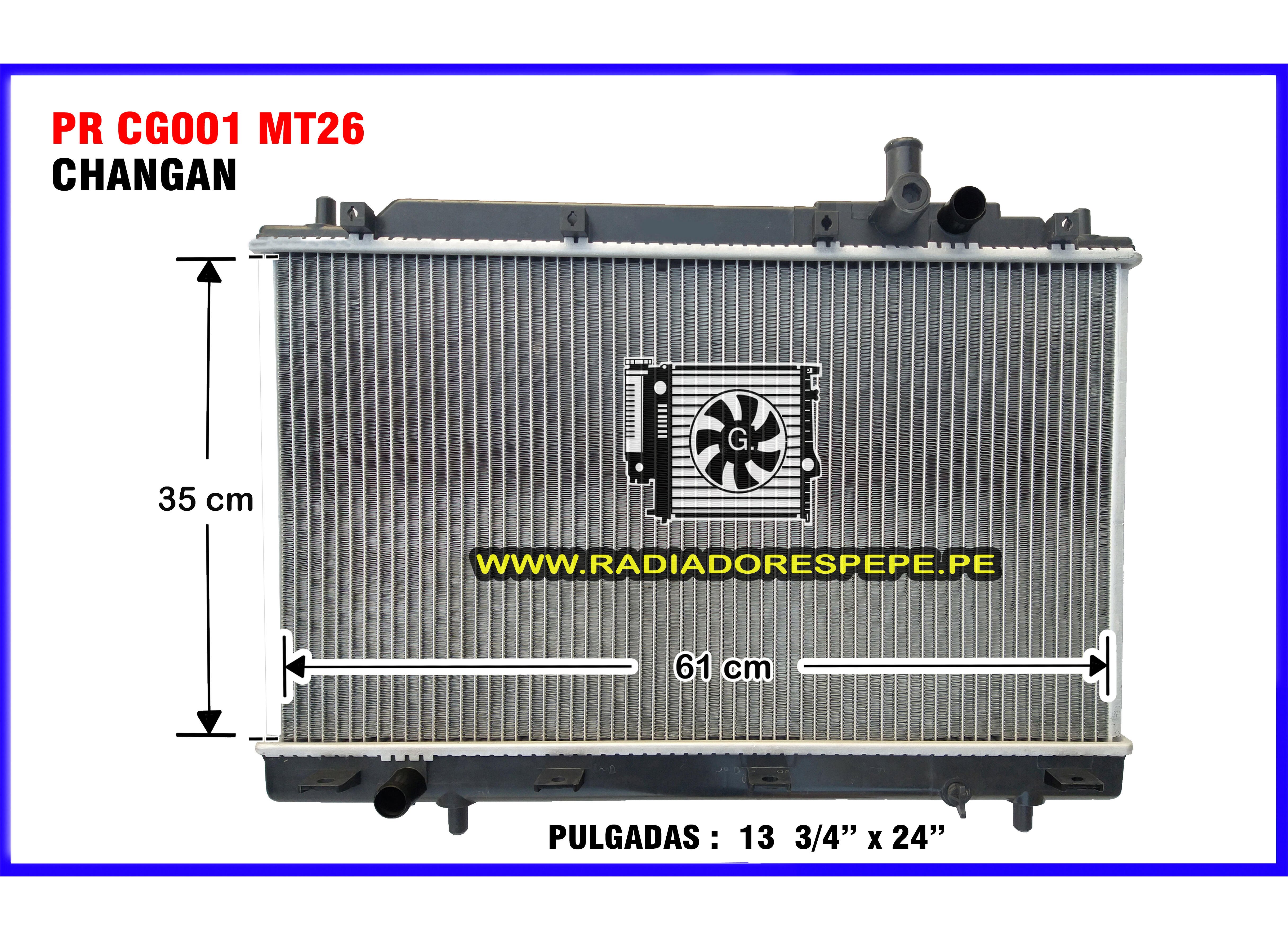 Radiador Changan Turismo