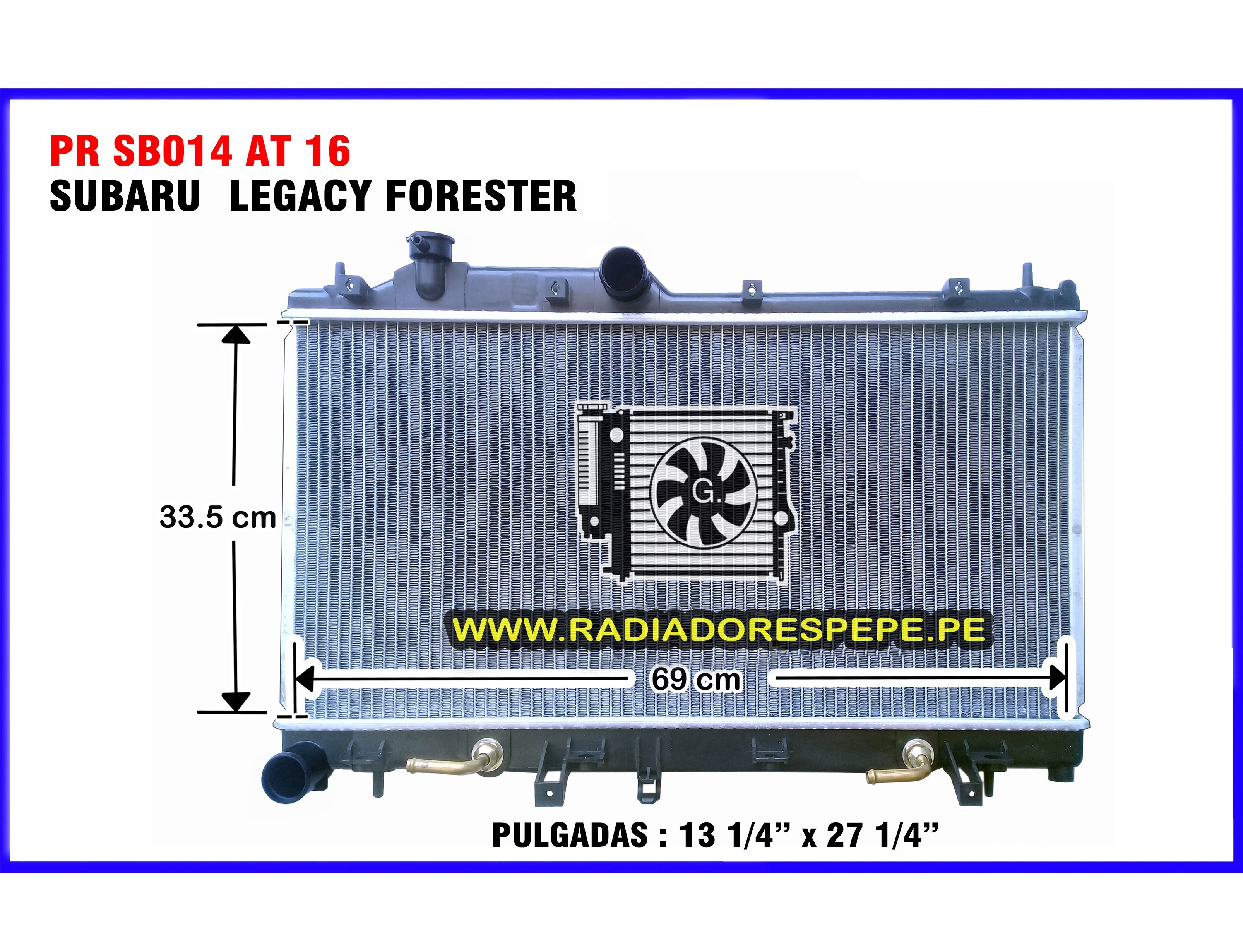 Radiador Subaru Forester Outback