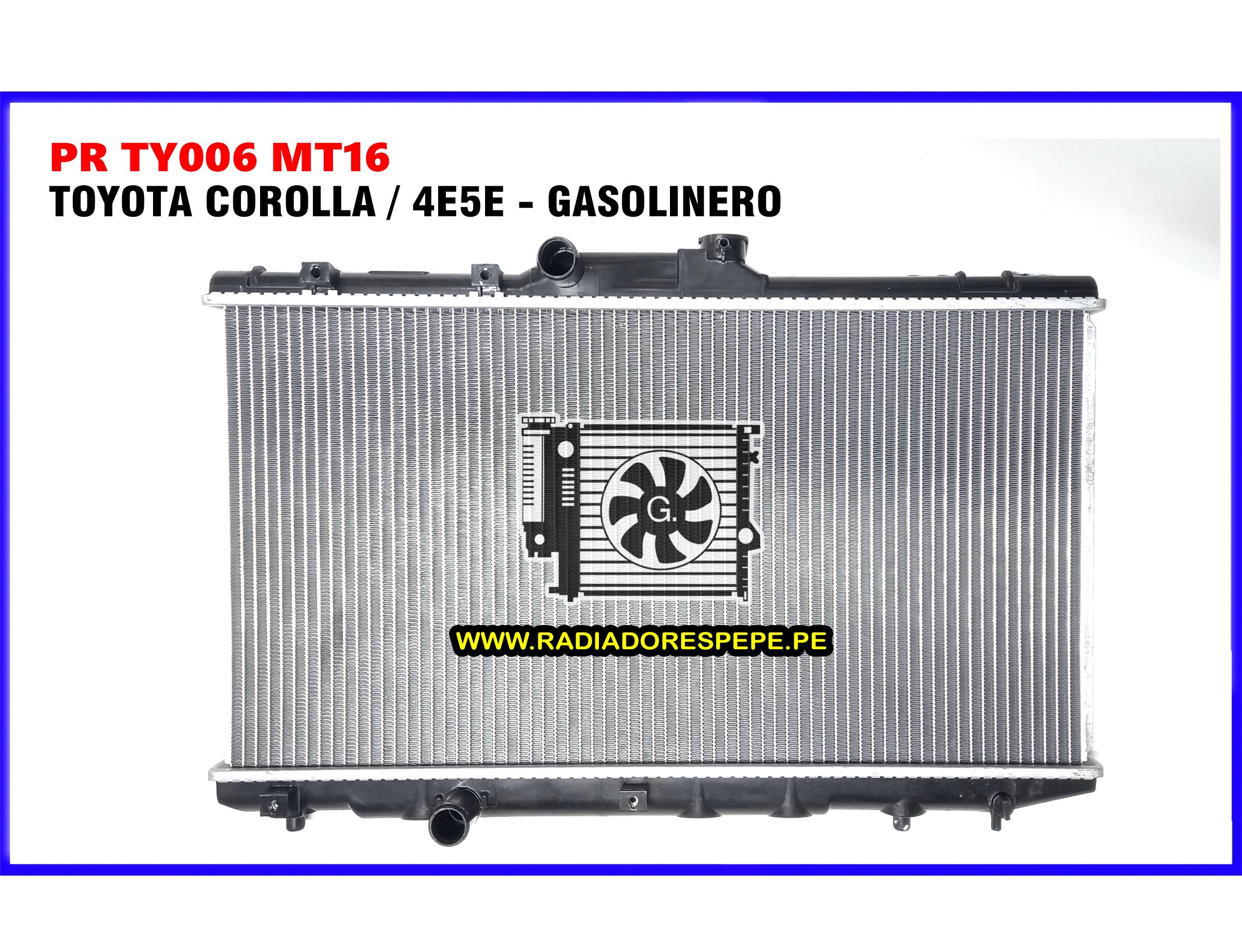 Radiador Toyota Corolla 4E 5E