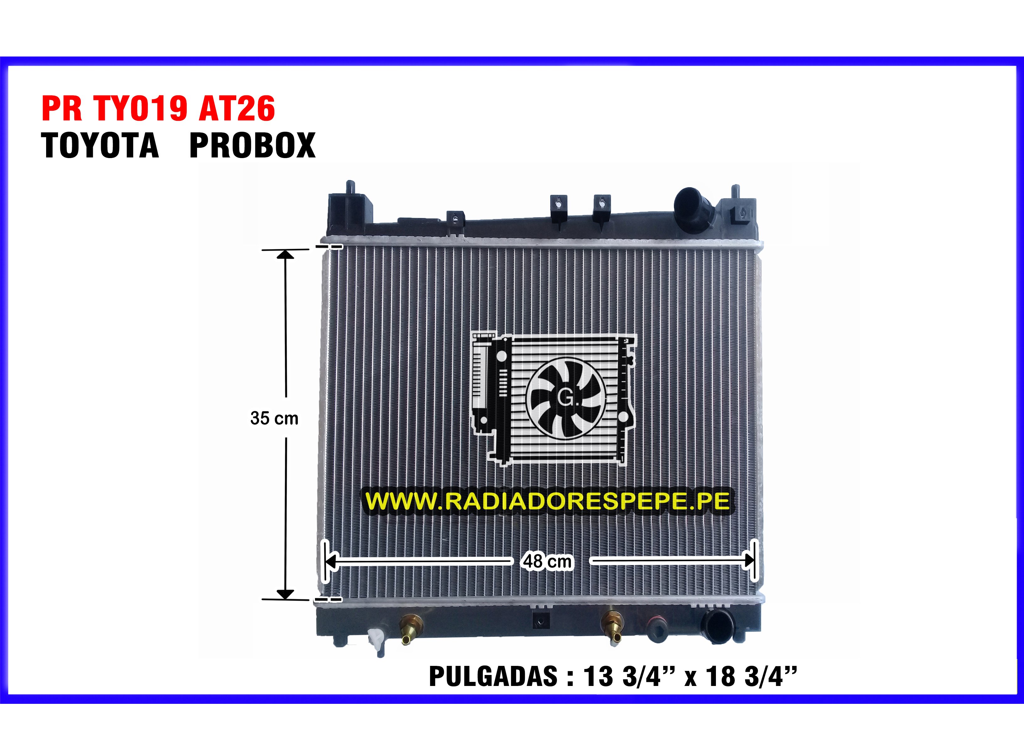 Radiador Toyota Probox